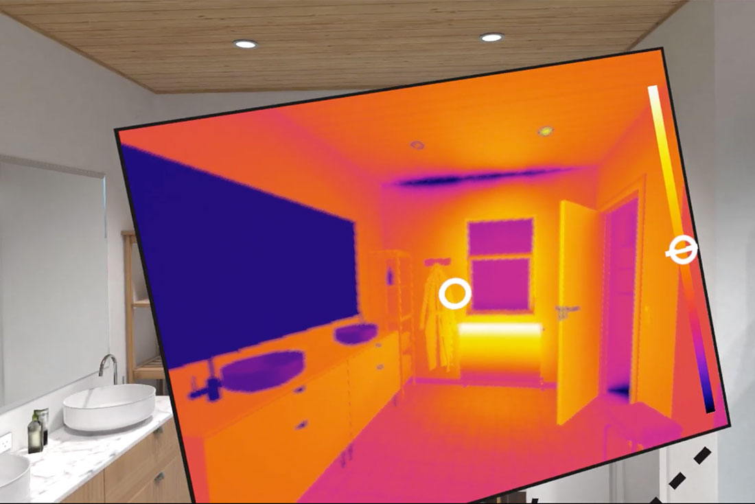 VR Simulation of Building Thermography Inspection